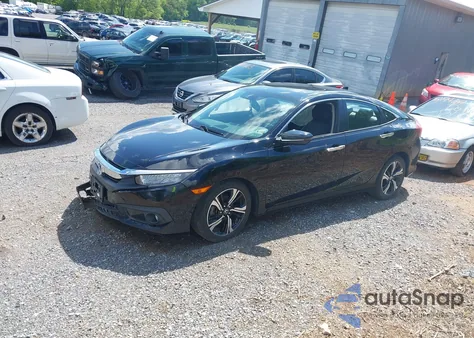 2017 Honda Civic Touring из США, поврежденный, VIN 2HGFC1F92HH631211